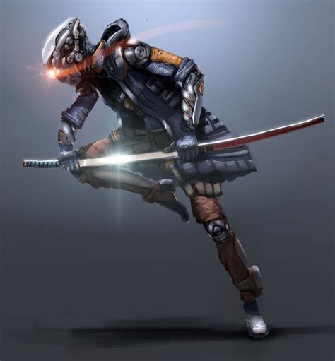 Futur Samurai By Edwinjang On Deviantart Cyberpunk Art Samurai