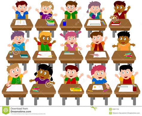 ready for the lesson stock vector illustration of girls 6391118