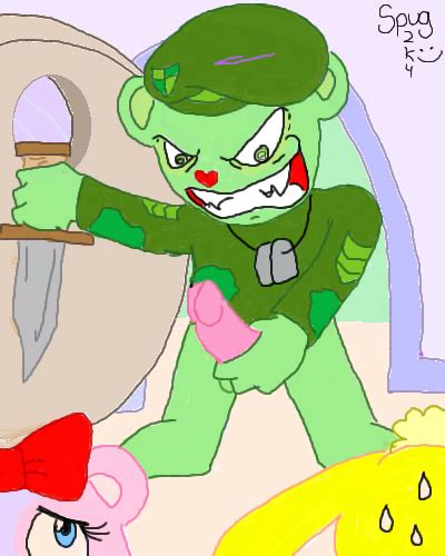 rule 34 cuddles flippy giggles happy tree friends spug