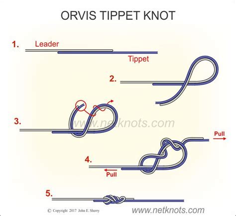 orvis tippet knot   tie  orvis tippet knot fishing knots  netknots fly fishing