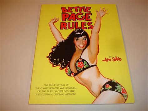 Bettie Betty Page Rules~jim Silke~2007~the Pin Up Battles Of 1950s