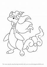 Ampharos sketch template