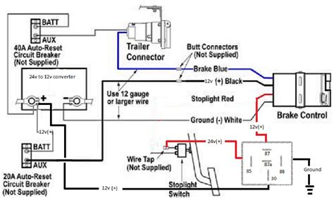 typical wiring diagram  trailer  electric brakes  wiring