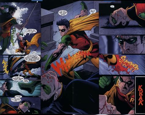 jason todd  tim drake battles comic vine comics batman hero red hood