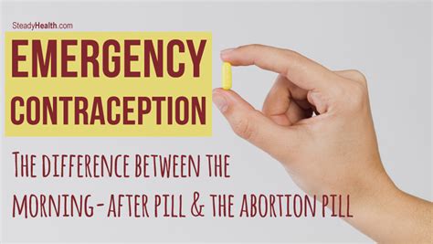 emergency contraception the difference between the