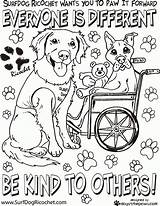 Coloring Pages Bullying Anti Kindness Dog Respect Printable Acts Kids Special Sheets Color Dogs Hard Needs Colouring Children Campaign Adults sketch template