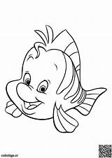 Flounder Colorings Flaunder Consent sketch template