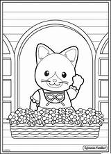 Critters Coloring Calico Pages Print Color Kids sketch template