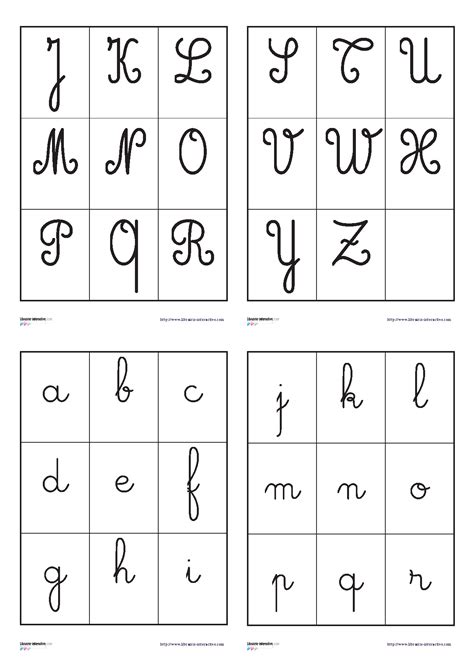 typographie alphabet minuscule