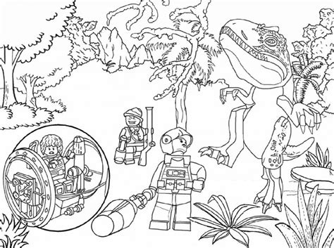 colouring pages lego jurassic world jurassic world coloring pages