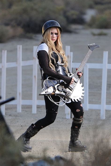 Avril Lavigne Films A Music Video Zimbio