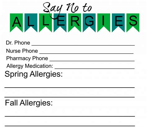 goodbye  allergies  spring  create  allergy kit