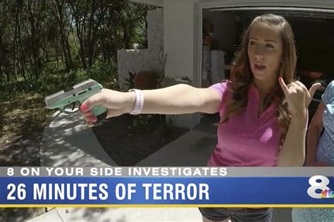 florida woman holds intruder at gunpoint for 13 minutes waiting for