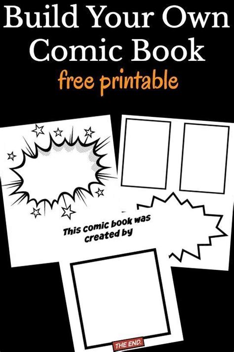 printable  comic book pages  kids     comic