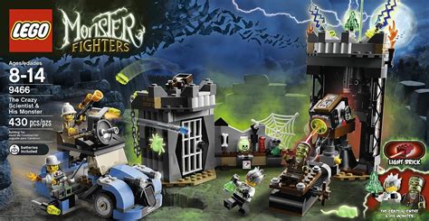 lego monster fighters  crazy scientist  monster  building