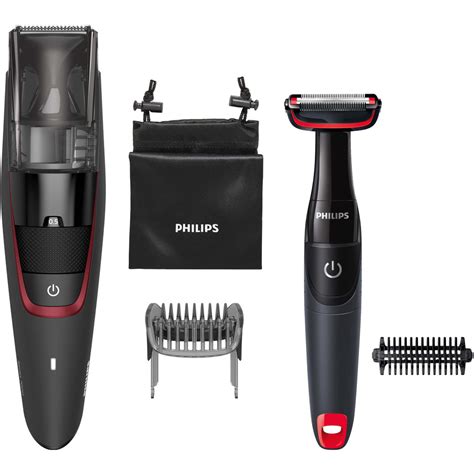 philips beardtrimmer series  baardtrimmer met turbovac systeem bt