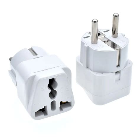 universal eu plug adapter travel socket extension plug electric  uk  cn au  eu plug ac