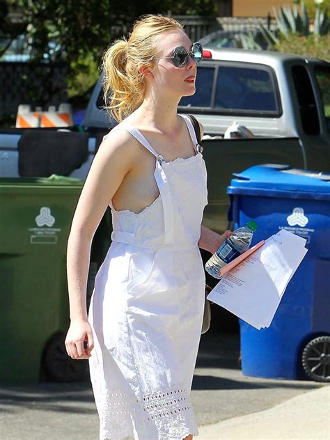 elle fanning nip slip and upskirt collection scandal planet