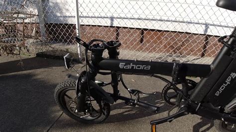 electric bike review eahora folding ebike youtube