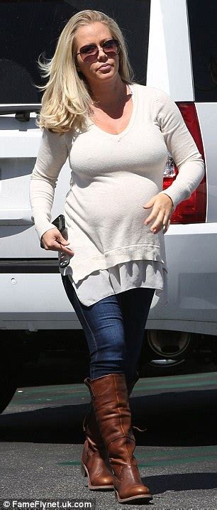 Pregnant Kendra Wilkinson Swaps Her Gym Gear For Stylish Sweater And