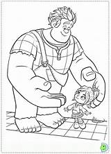 Ralph Wreck Coloring Pages Dinokids Print Close Coloringhome sketch template