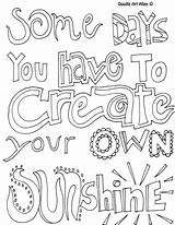 Coloring Pages Positive Quotes Inspirational sketch template