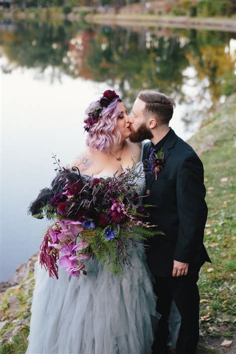 this halloween wedding was inspired by the haunted mansion