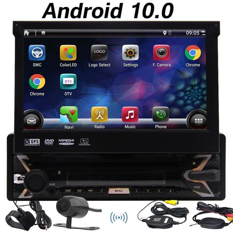 android  car stereo single  din car dvd player  touch screen bluetooth radio gps