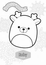 Squishmallows Squishmallow Reindeer Xcolorings Sheets sketch template