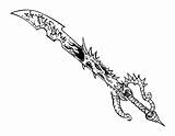 Sword Dragon Drawing Coloring Blade Line Soul Eater Holder Clipart Drawings Designlooter Scholars Inks Ooc Closed Rpg Hilt Clipground sketch template
