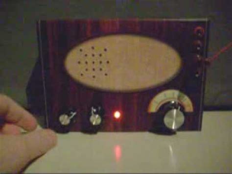 bouwpakket voor een retro radio bij conradnl youtube