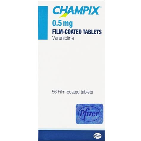 champix  mg varenicline pfizer