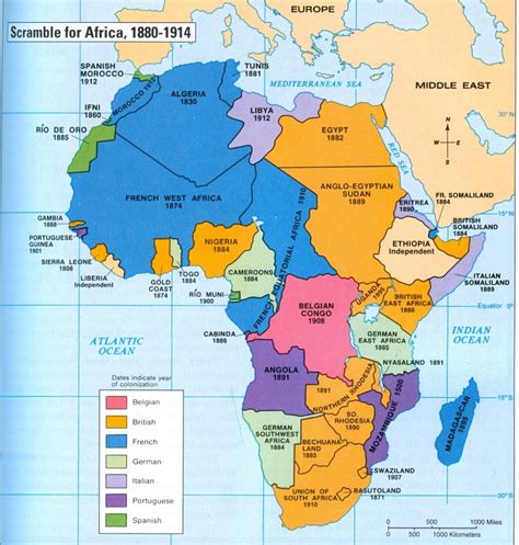 africas colonization  european empires maps   web