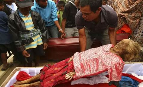 corpse in indonesia get new wardrobe every year