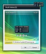 Image result for Wincustomize Multimeter Dual Core v1.20. Size: 155 x 185. Source: www.wincustomize.com
