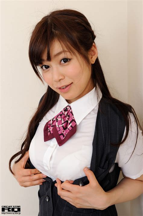 Yuri Shibuya Japanese Sexy Race Queen Sexy Secretary Uniform And Black