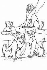 Lion King Coloring Pages Print Disney Drawings Printable Color sketch template