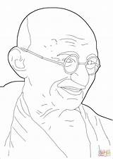 Gandhi Mahatma Drawing Gandhiji Coloring Pages Drawings Printable Pencil India Board Paper Supercoloring Painting Sheet Choose Categories sketch template