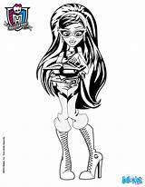 Ghoulia Coloring Yelps Pages Hellokids Monster High Student Color Print Dolls Sheets Girls Printable Online Monsterhigh sketch template