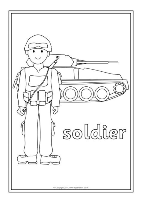 occupations colouring sheets sb sparklebox