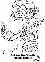Rocket Power Coloring Pages Coloringpages1001 sketch template