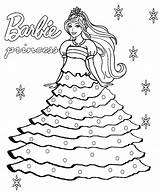 Barbie sketch template