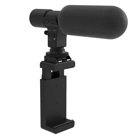 bower high definition microphone  professional video recording black  lowescom