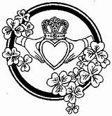 Claddagh Irish Loyalty Wedding Friendship Celtic Symbol Claddaugh Doug Kelly Ring Tattoo Designs Represents Invitations Creations Heart Crown Hearts Beautiful sketch template