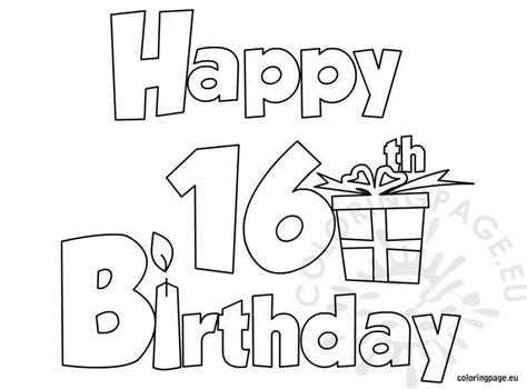 happy  birthday coloring page coloring page