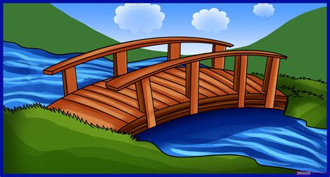 simple bridge drawing  getdrawings