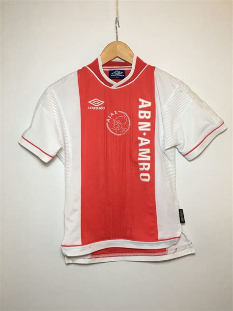 ajax home shirt     kids football vintage amsterdam