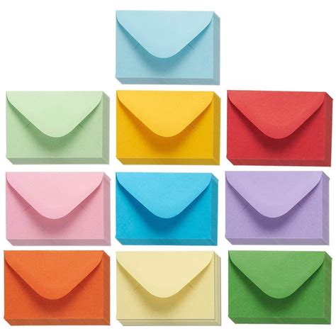 count assorted color gift card envelopes small envelope gummed