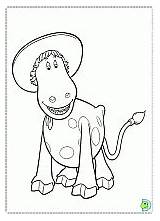 Coloring Magic Dinokids Roundabout Pages sketch template