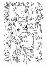 Coloriage Vacances Neige Imprimer Maternelle Bonhomme Dessin Kleurplaat Colorier Coloriages Noël Escargot Froid Magique Quotidienne sketch template